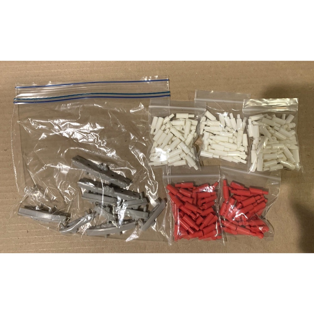 Battleship Game Pieces Set Vintage 10 ships (2 of each) - + Long Red White Pegs